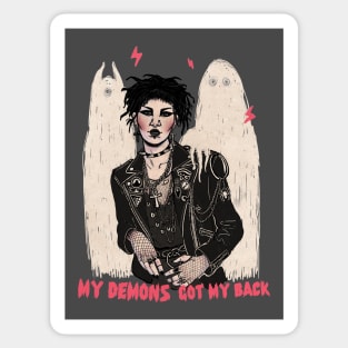 My demons got my back Sticker